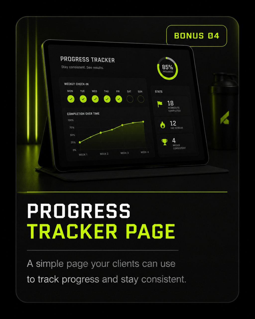 Progress Tracker Page